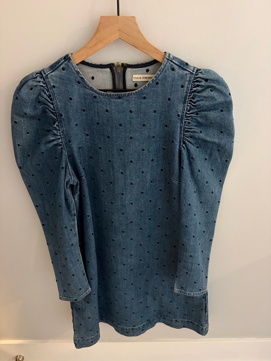 Ulla Johnson Dresses & Skirts - Ulla Johnson Lyna mini dress Puff-Sleeve Denim Dress. Perfect for festivals
